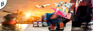 World map highlighting USA address for package forwarding and parcel consolidation in international shipping services.