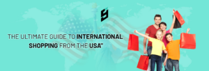 Worldwide package forwarding process showing parcel consolidation and international shipping from a USA address.