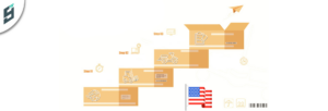 Package being prepared for international shipping with GlobalShopaholics USA forwarding service.