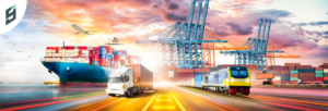 Package labeled for international shipping with GlobalShopaholics USA forwarding service, ready for global delivery.