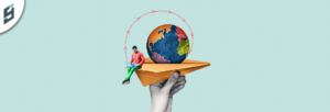 Package forwarding process showing parcels with USA address labels ready for international shipping and parcel consolidation.