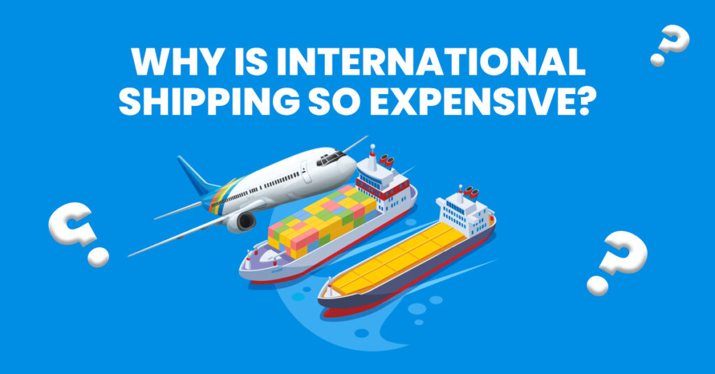 국제배송비는 왜 이렇게 비싸요?