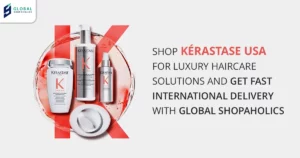 Kérastase haircare products available in the USA with international shipping and package forwarding by GlobalShopaholics