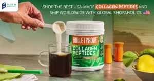 USA-made collagen peptides supplement, available with reliable USA package forwarding and international shipping service
