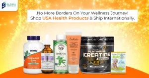 No More Borders World Health Day Deals promoting USA package forwarding and international shipping discounts