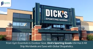 Ship Dick's Sporting Goods internationally