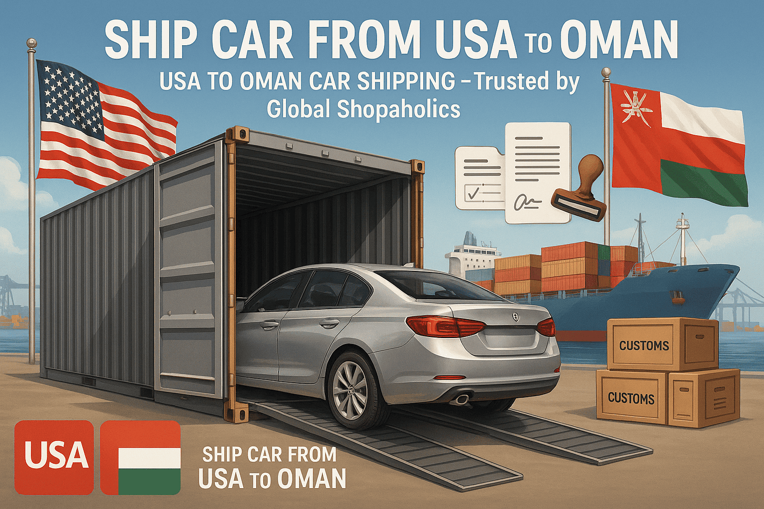 Shipping a Car from USA to Oman