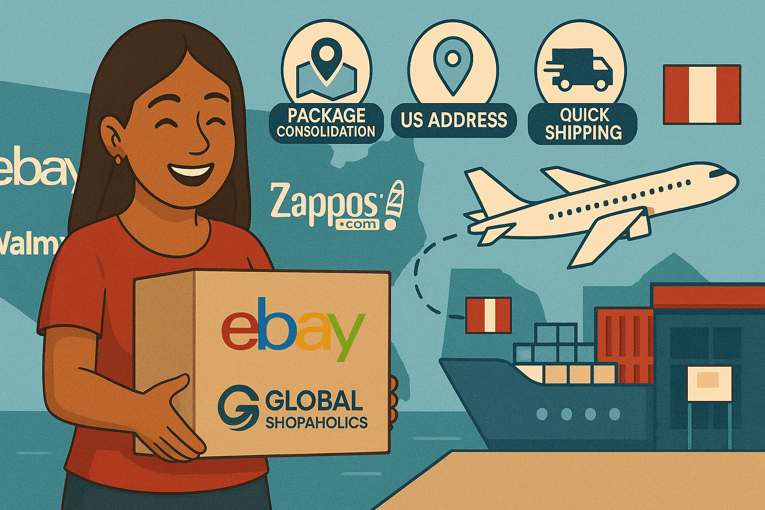 Does eBay Ship to Peru? Get Access to eBay USA with Global Shopaholics