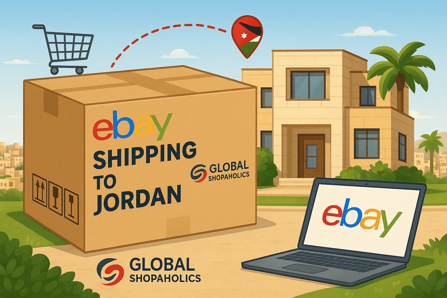 eBay Shipping to Jorden