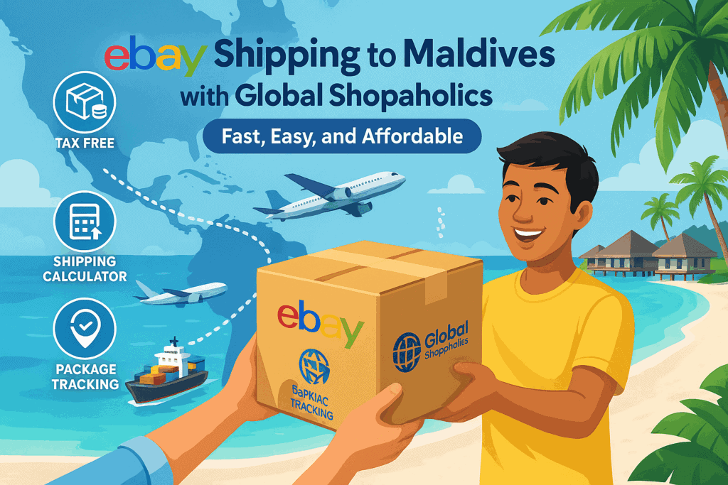 eBay shipping to maldives