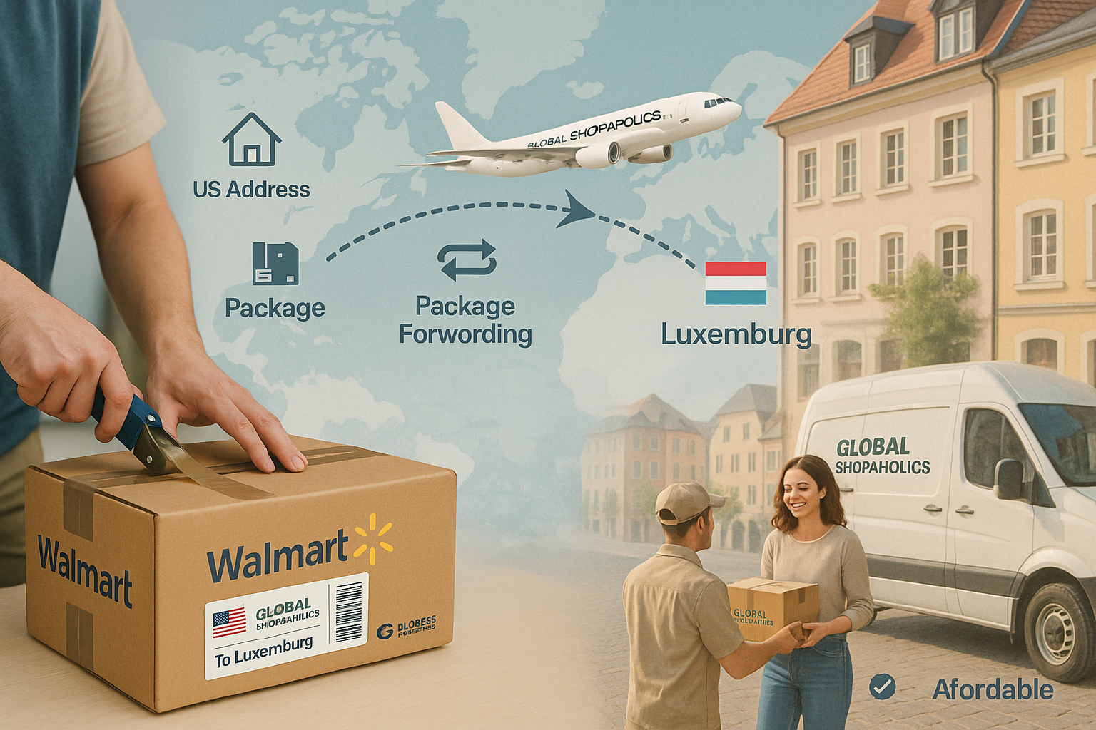 Does Walmart Ship to Luxembourg? Try Global Shopaholics for Easy Delivery!