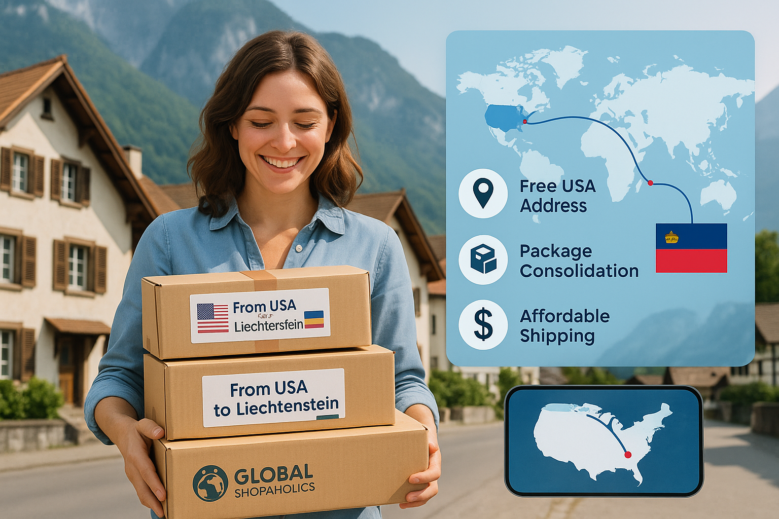Cheapest Shipping to Liechtenstein from USA: Fast & Affordable Delivery.