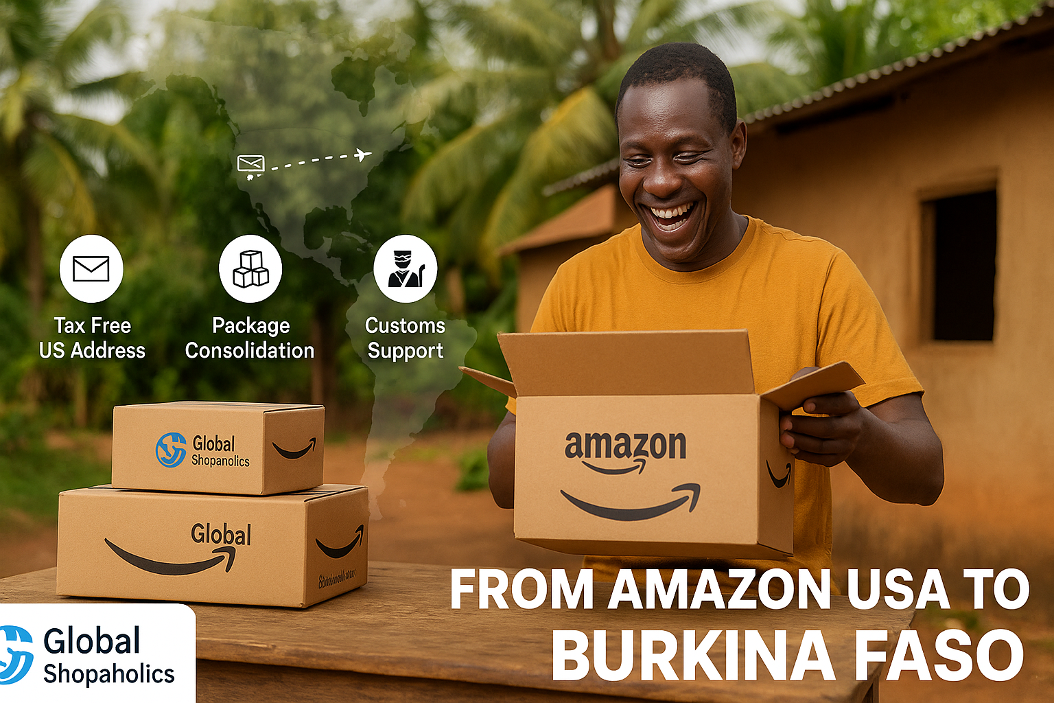 Does Amazon Ship to Burkina Faso? Try Global Shopaholics for Smooth Delivery