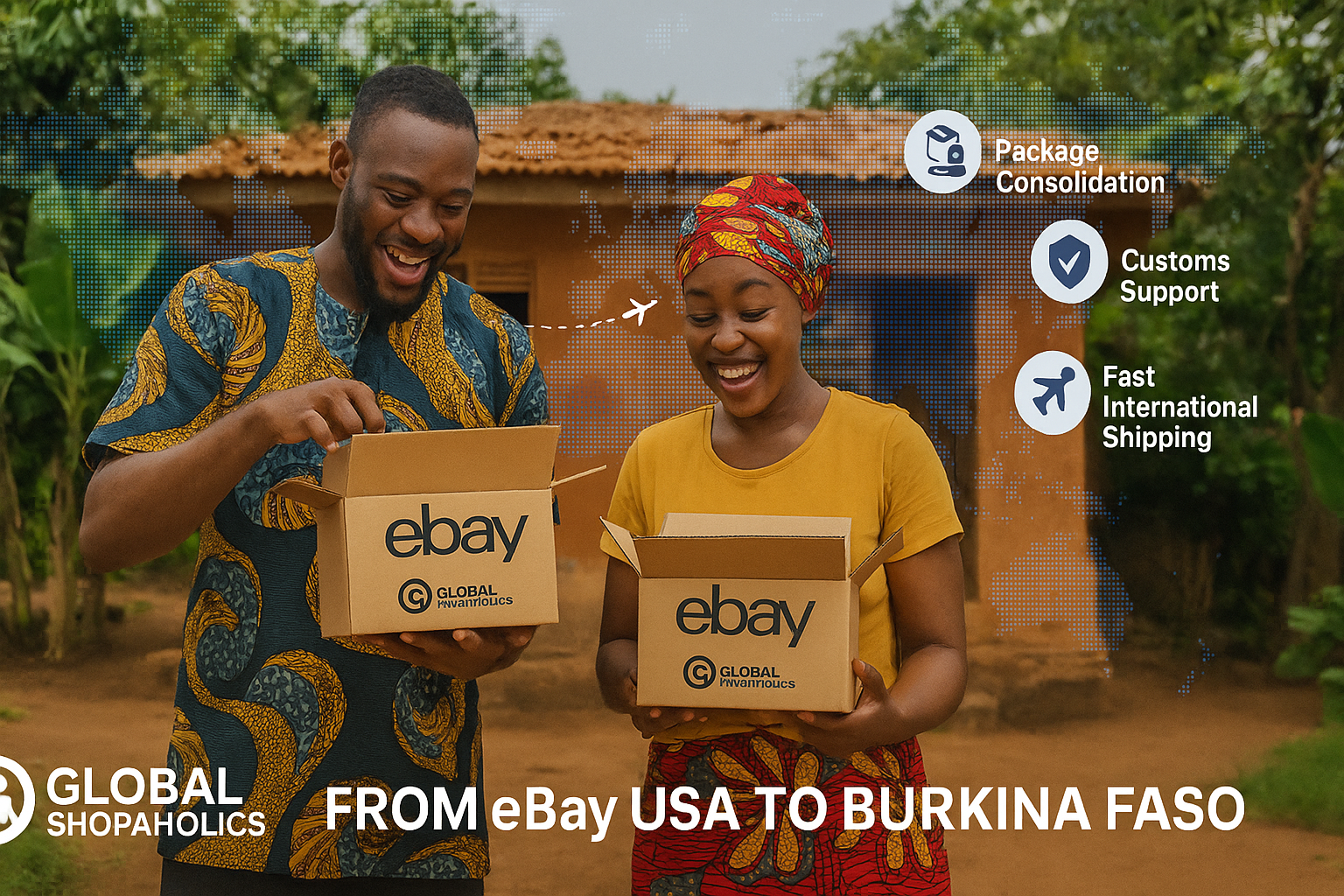 Does eBay Ship to Burkina Faso? Affordable USA Shipping Solutions Available