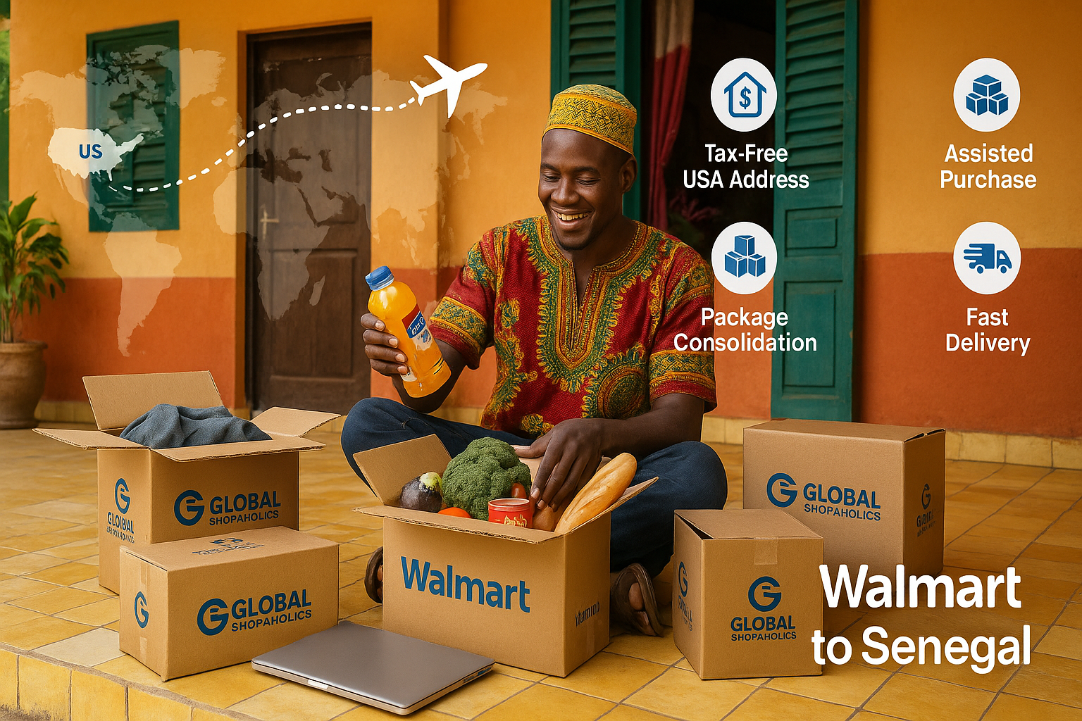 Walmart Shipping to Senegal