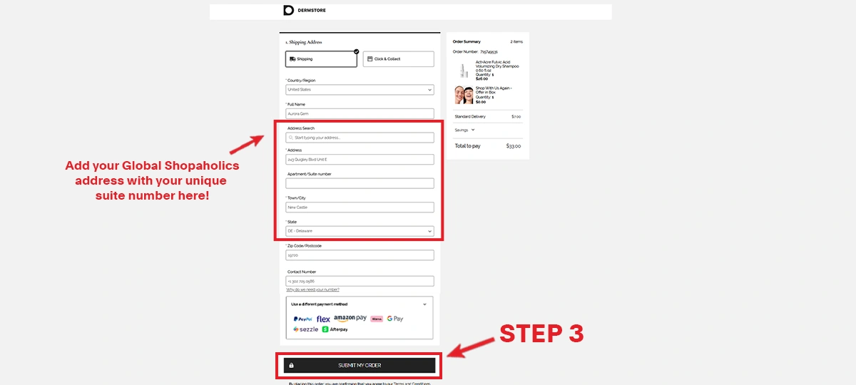 Dermstore-Step 3