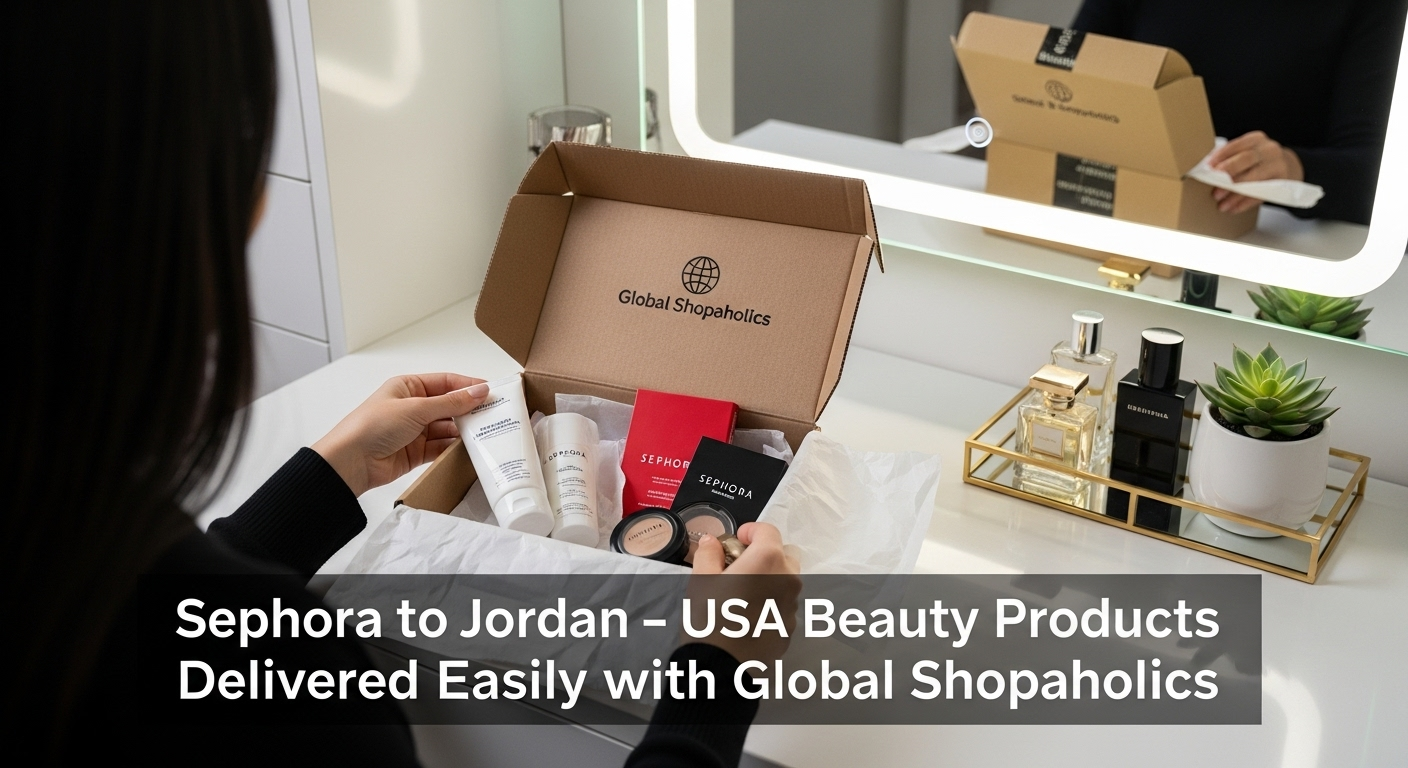Does Sephora Ship to Jordan? How to Get USA Beauty Products with Global Shopaholics.