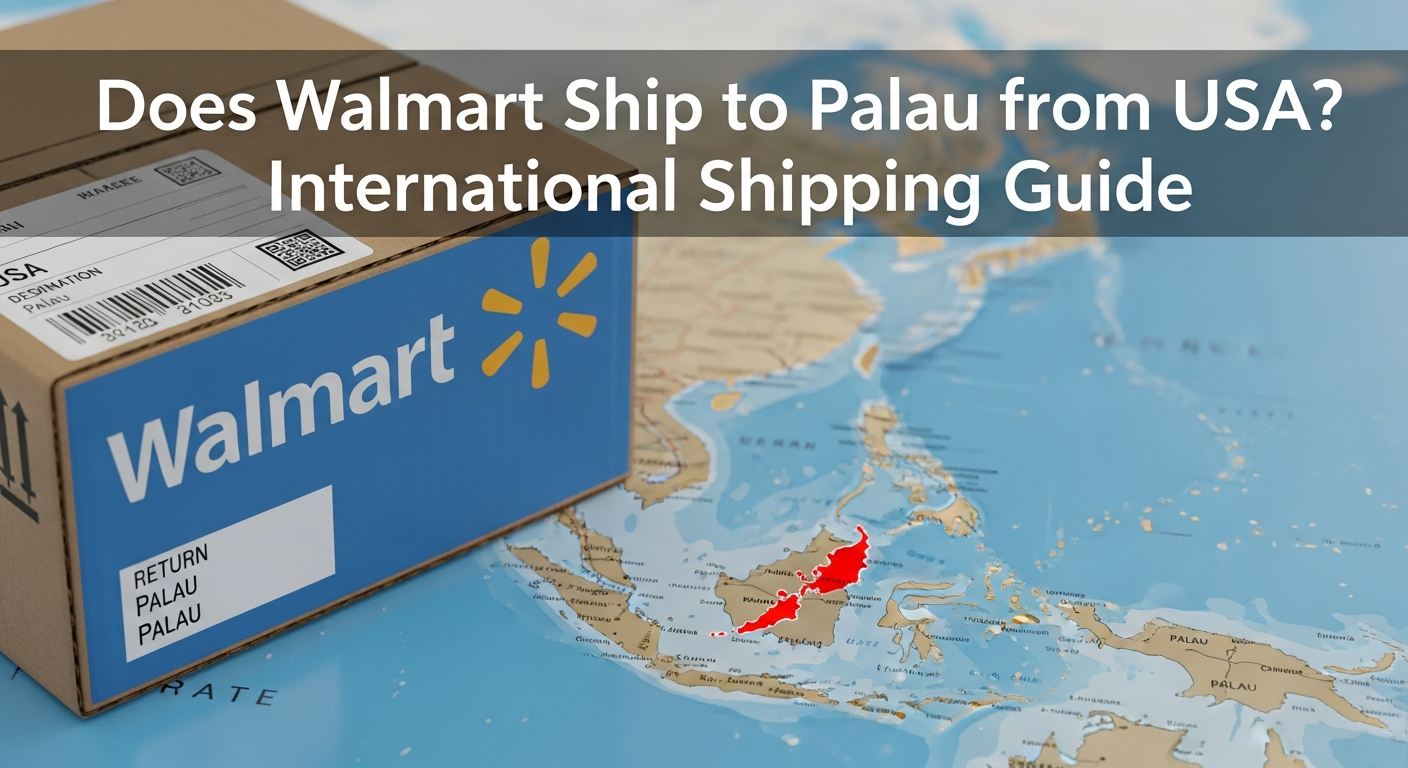 Does Walmart Ship to Palau from USA? Complete International Shipping Guide with Global Shopaholics.