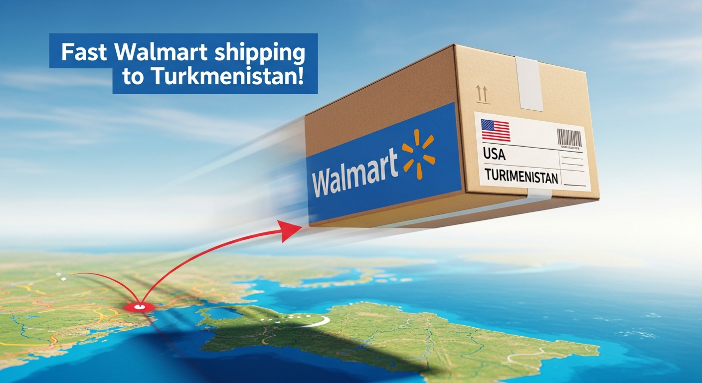 Does Walmart Ship to Turkmenistan from USA? Receive USA Orders via Global Shopaholics.