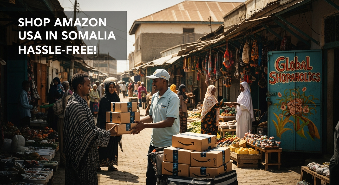 Does Amazon Ship to Somalia? Best Ways to Receive Amazon USA Products with Global Shopaholics.