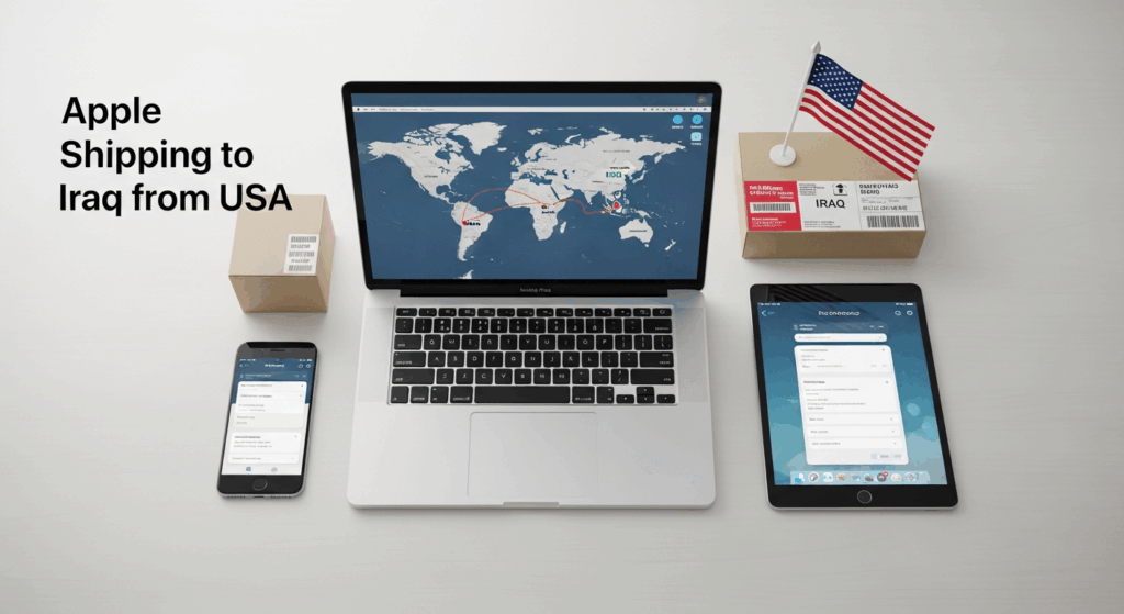 apple shipping to iraq from usa