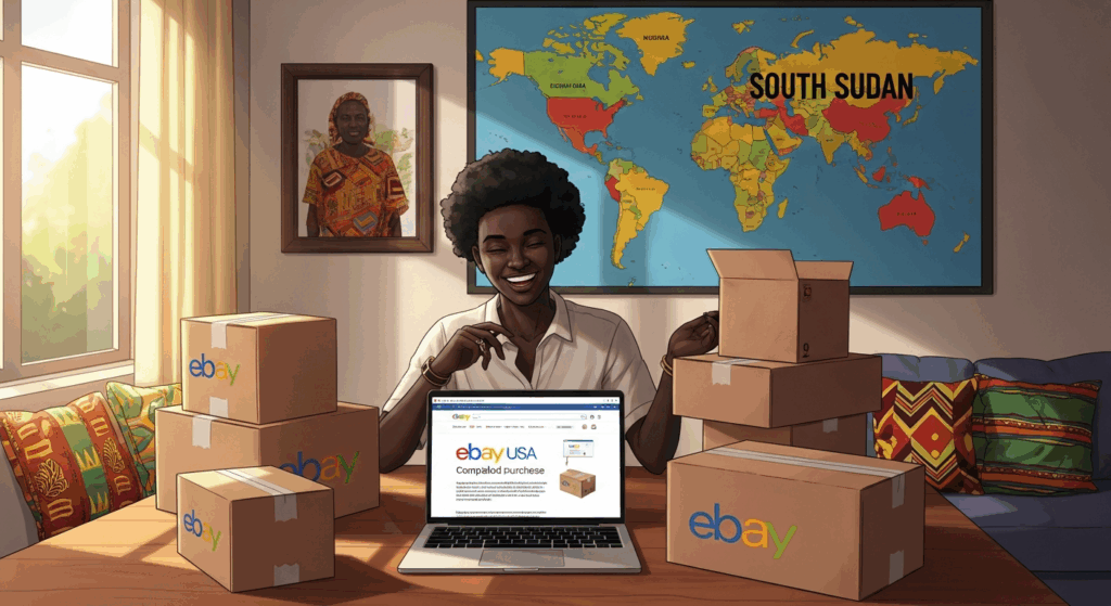 eBay Ship to South Sudan from US