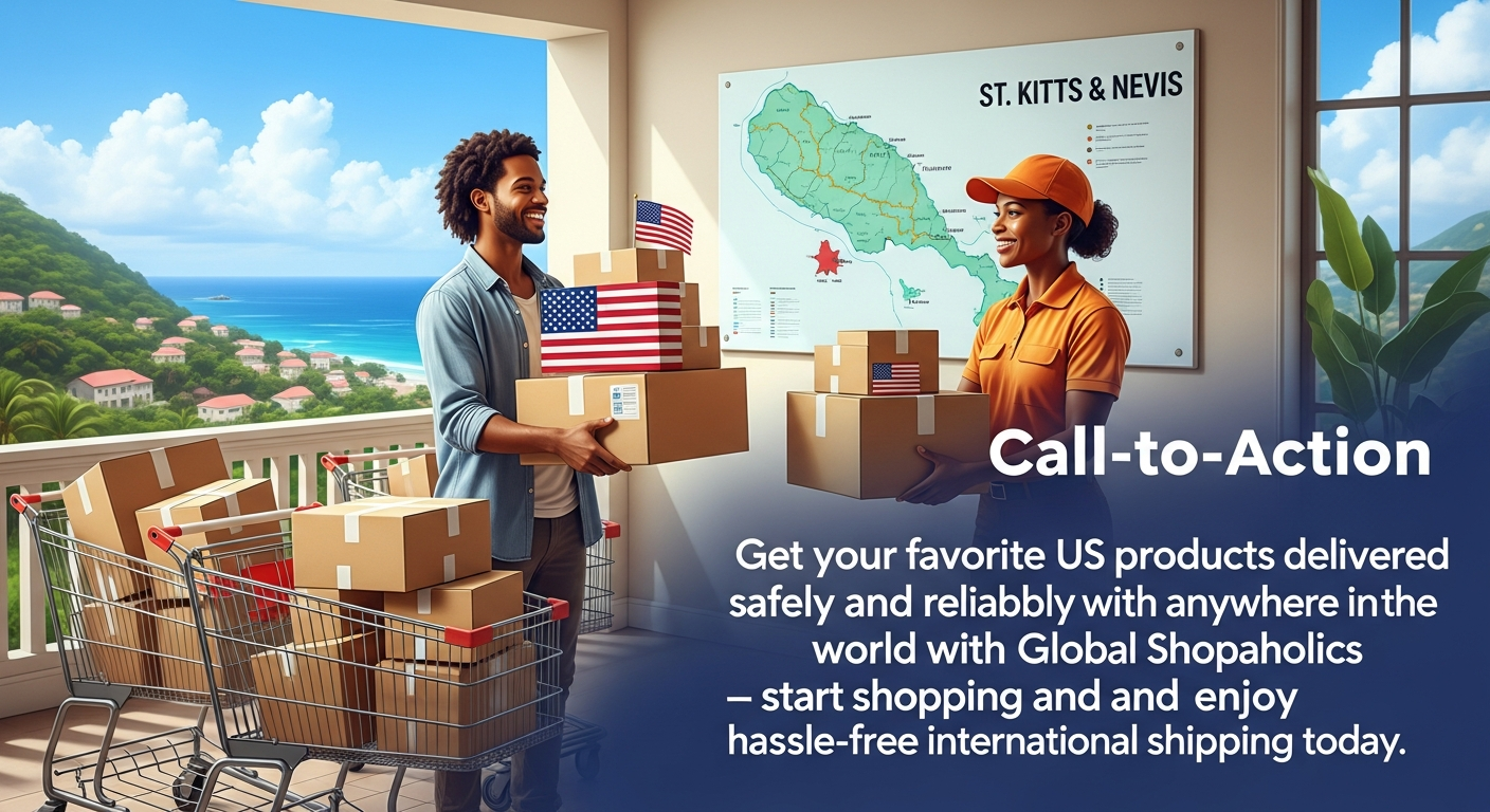 Does eBay Ship to St. Kitts and Nevis from USA? Secure Global Delivery Options with Global Shopaholics.