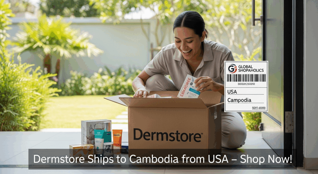 Dermstore ships to cambodia from USA