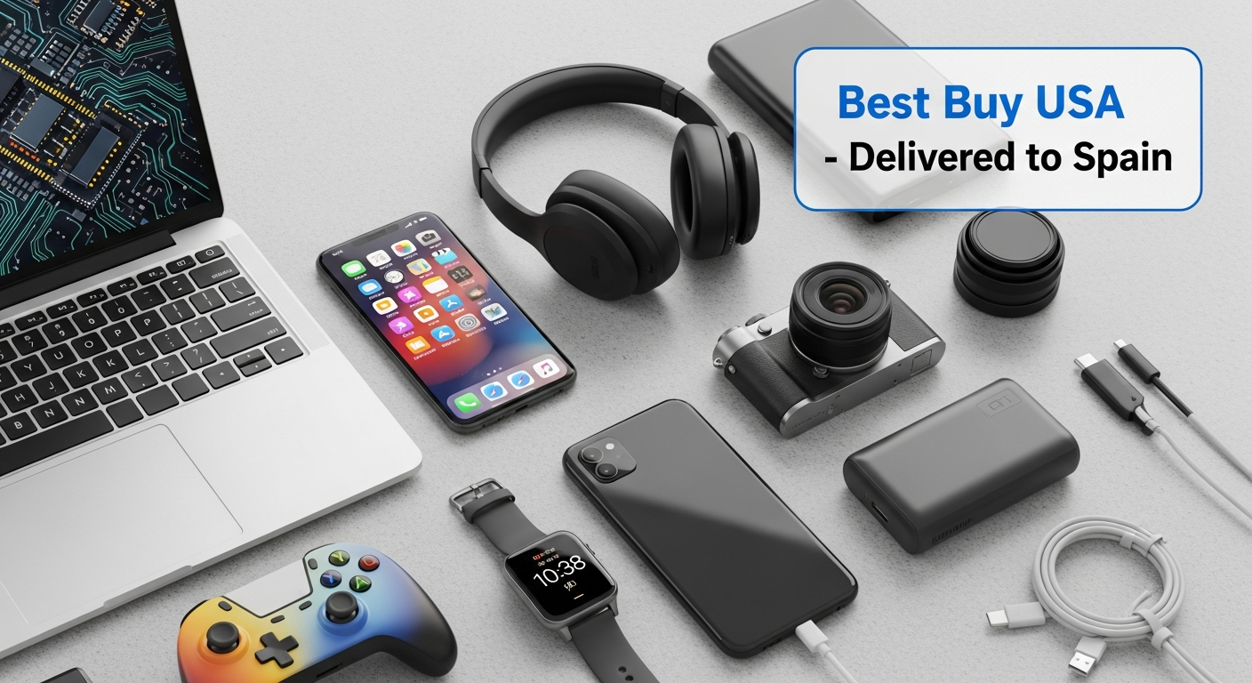 Does Best Buy ship to Spain from the US? Buy Electronics from the USA with Global Shopaholics.