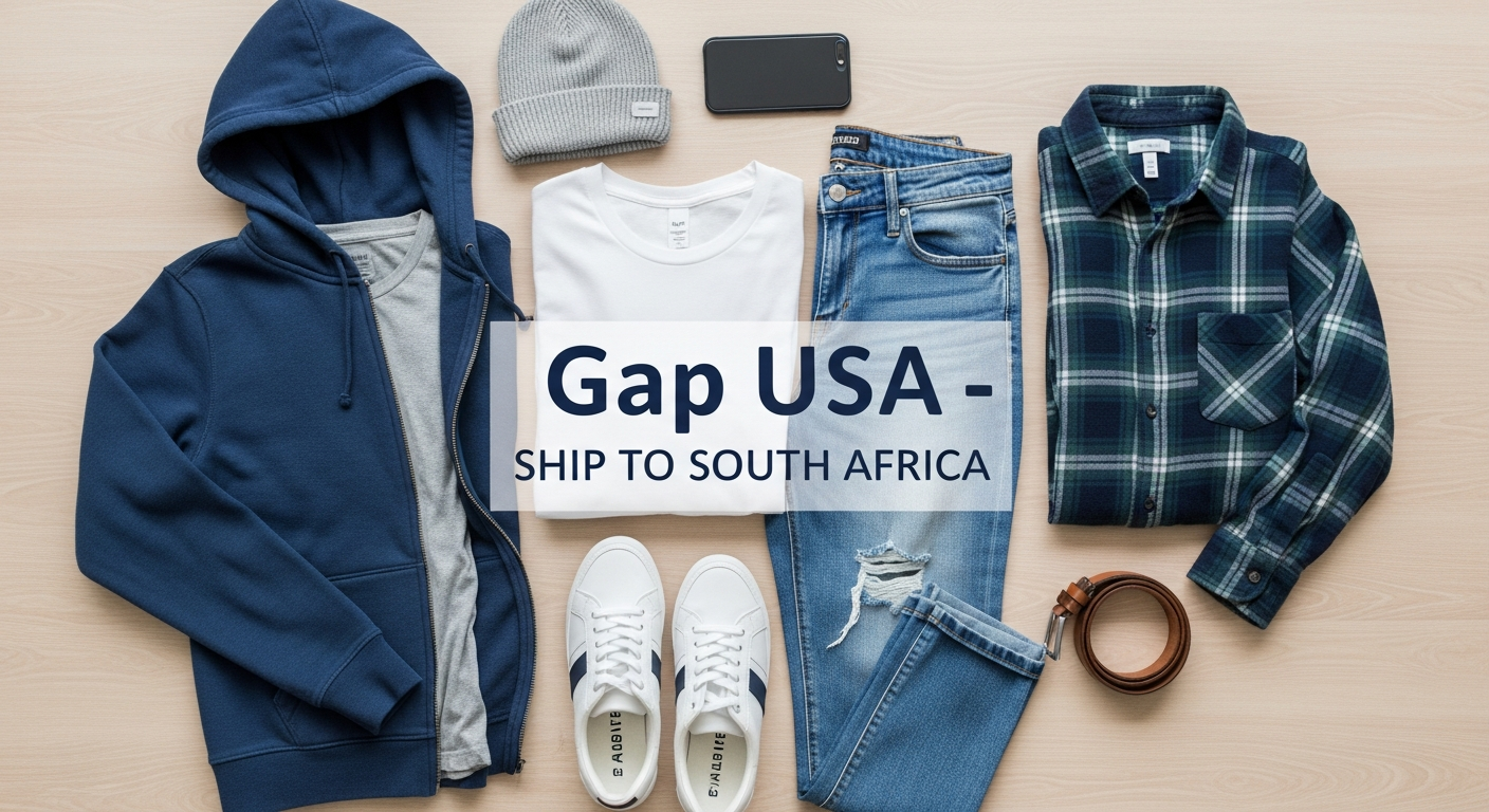 Does Gap Ship to South Africa from the US? Shop Gap USA Clothing Online with Global Shopaholics.