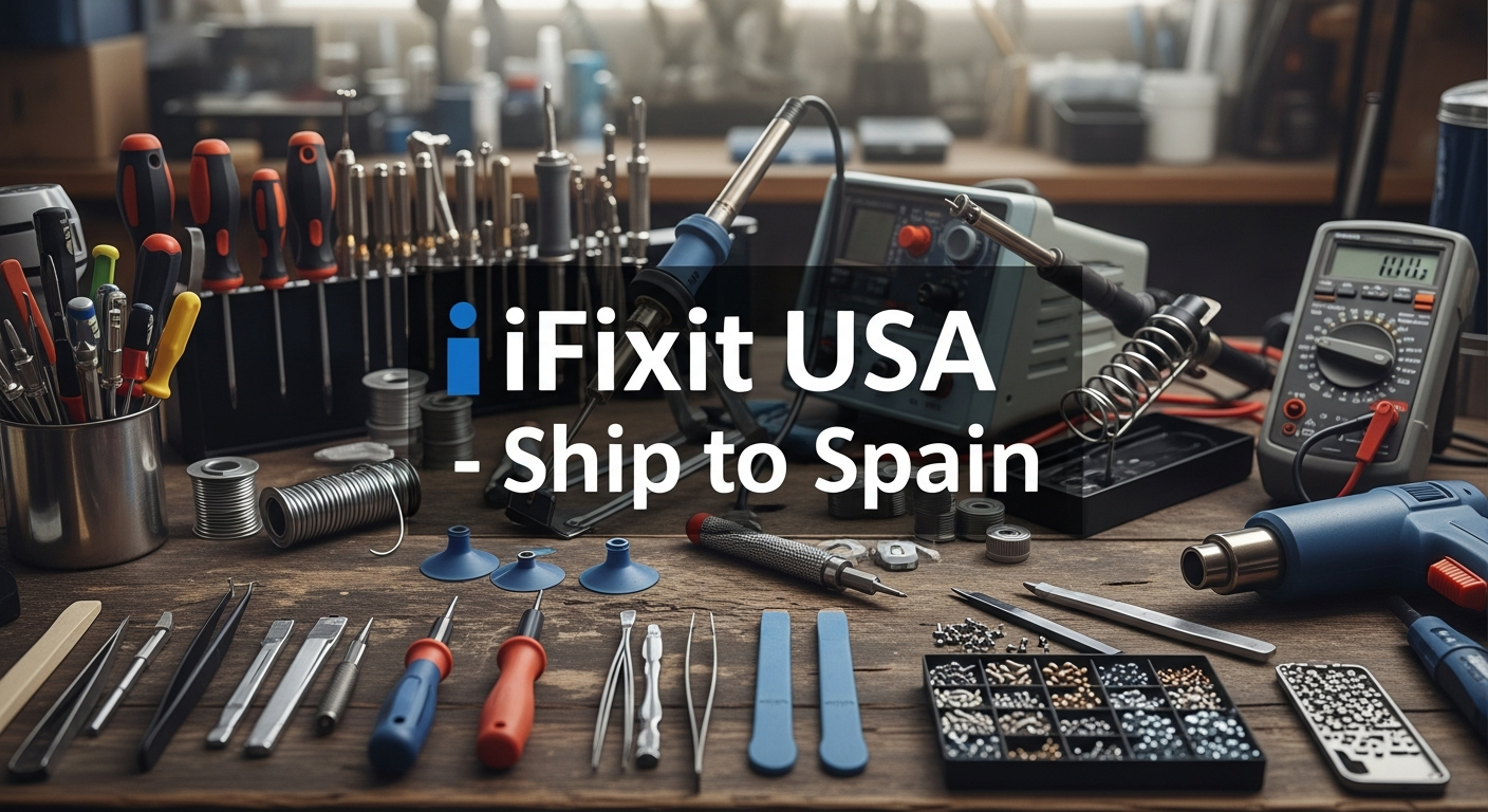 Does Ifixit ship to Spain from the US? Order Repair Tools from the USA with Global Shopaholics.