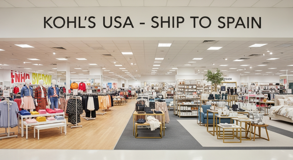 Does Kohl’s ship to Spain from the US
