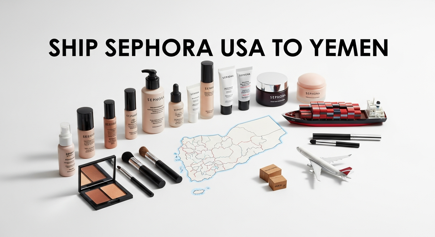 Does Sephora ship to Yemen from US? Buy Sephora USA Beauty Products for Yemen with Global Shopaholics.