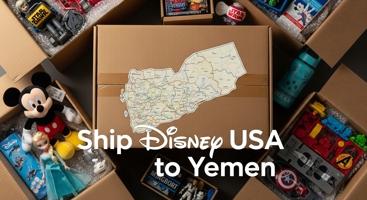 Does Shop Disney ship to Yemen from US? Order Disney USA Products with Global Shopaholics.