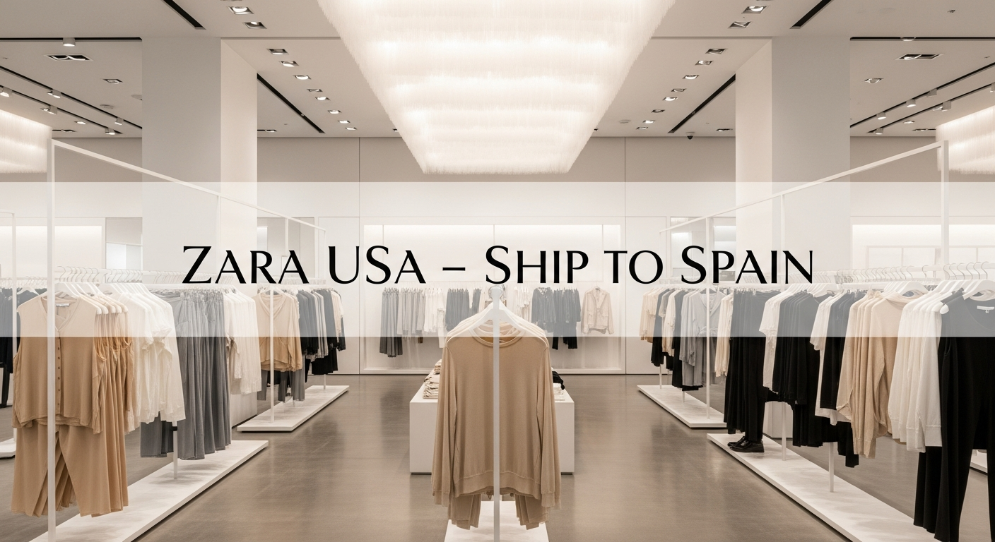 Does Zara ship to Spain from the US? Buy Zara USA Clothing with Global Shopaholics.