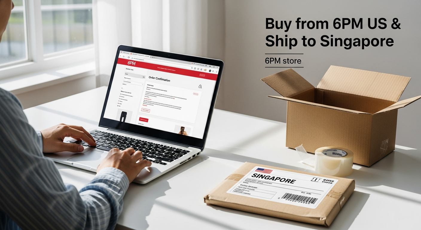 Buy from 6PM US and ship to Singapore