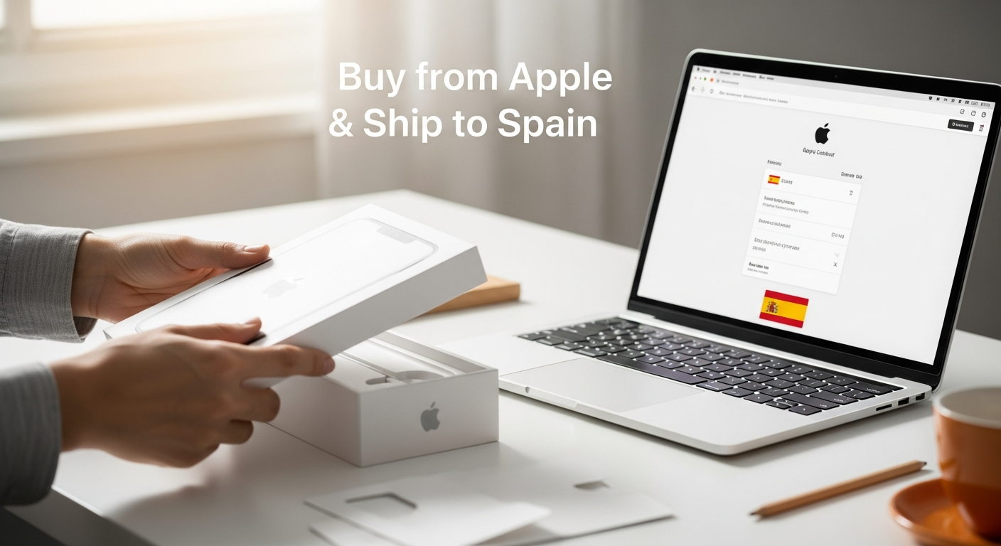 Buy from Apple and ship to Spain