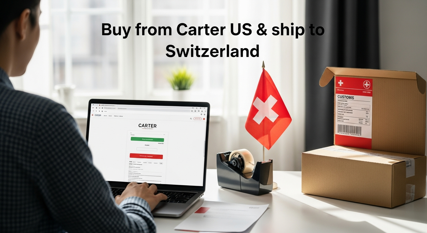 Buy from Carter US and ship to Switzerland