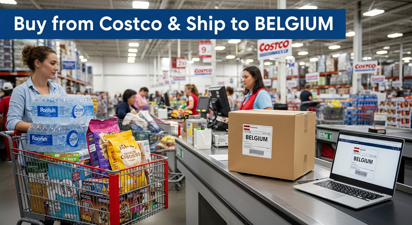 Buy from Costco and ship to BELGIUM