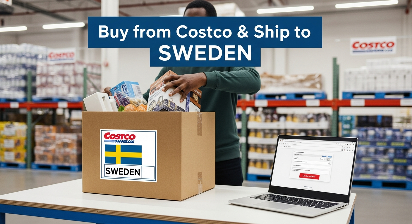Buy from Costco and ship to SWEDEN