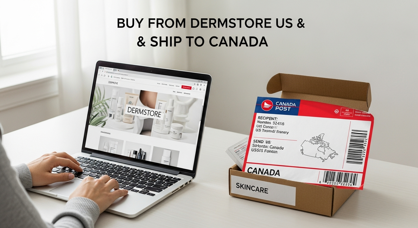 Buy from Dermstore US and ship to Canada