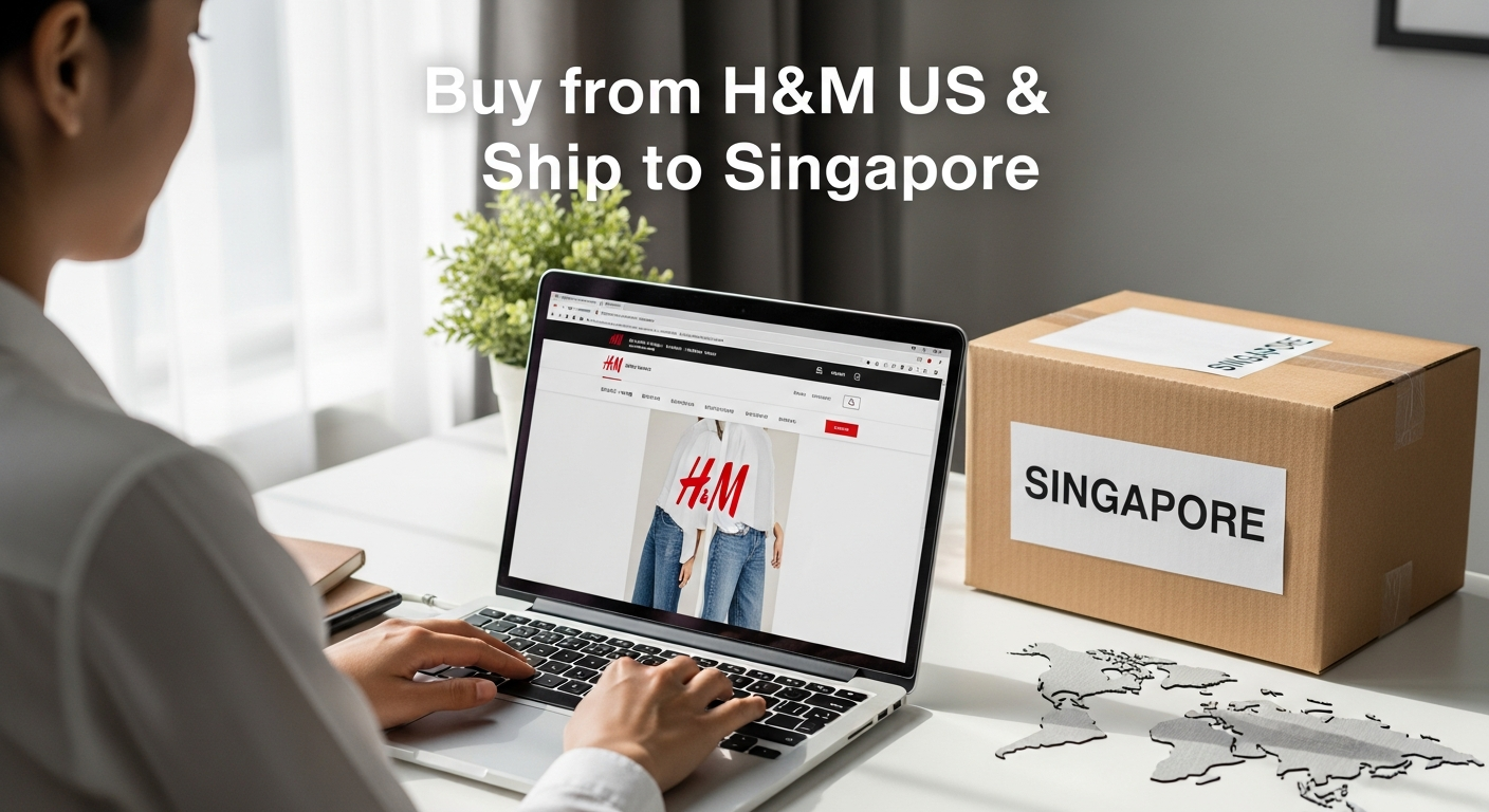 Buy from H&M US and ship to Singapore