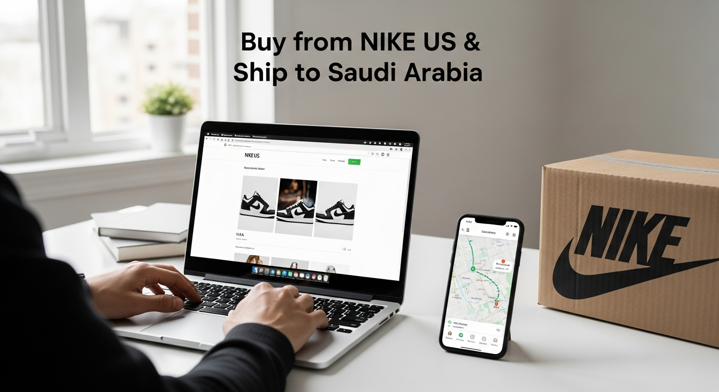 Buy from Nike US and ship to Saudi Arabia
