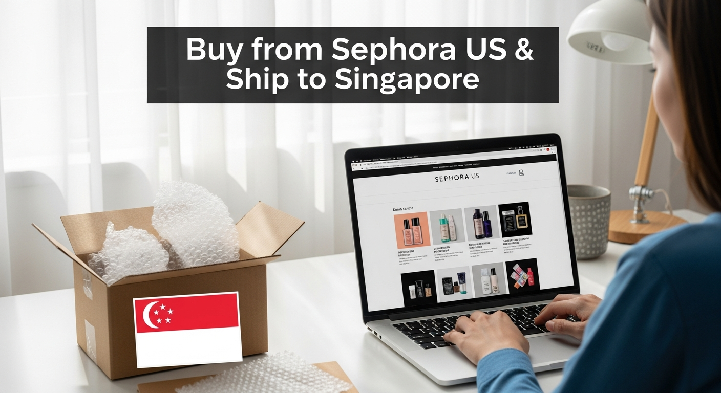 Buy from Sephora US and ship to Singapore
