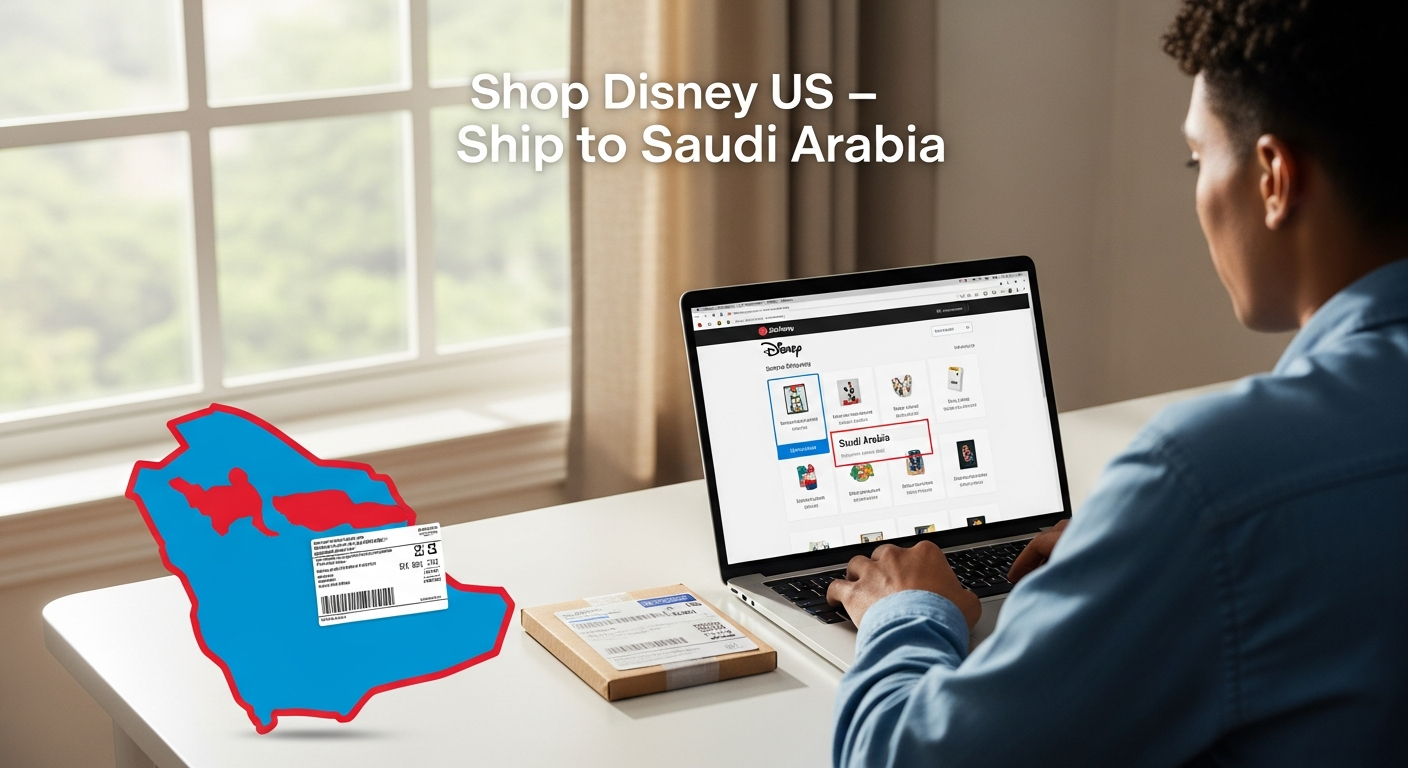 Buy from Shop Disney US and ship to Saudi Arabia