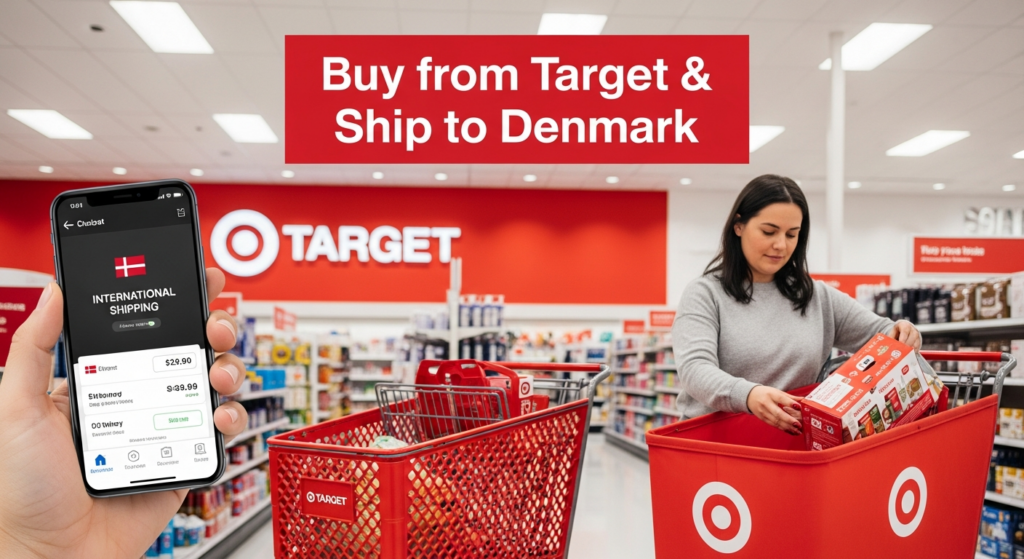 Buy from Target and ship to DENMARK