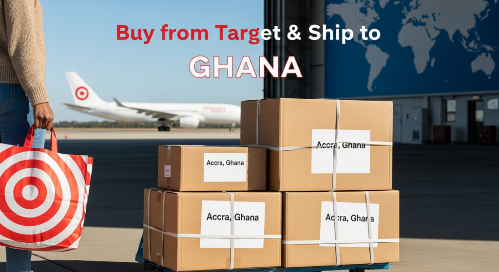Buy from Target and ship to GHANA
