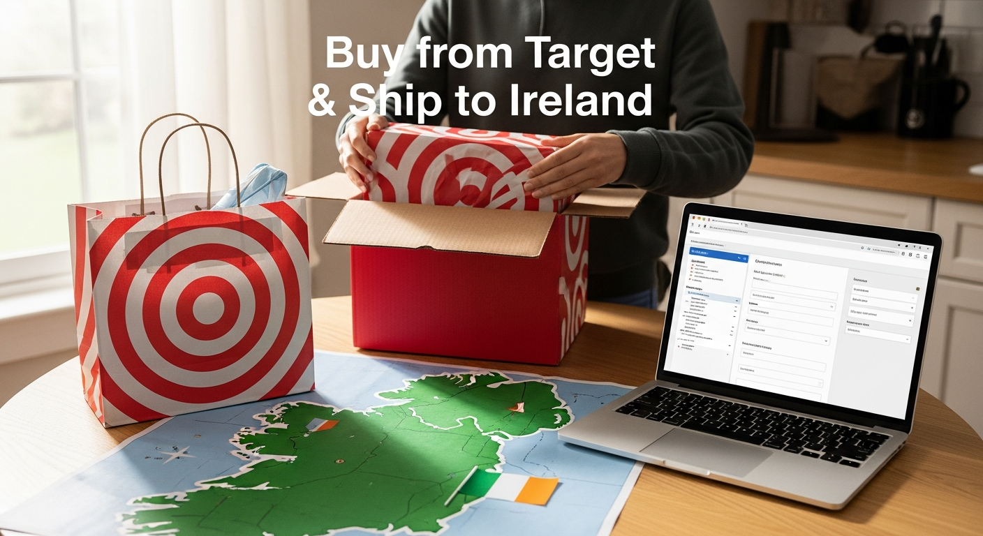 Buy from Target and ship to IRELAND