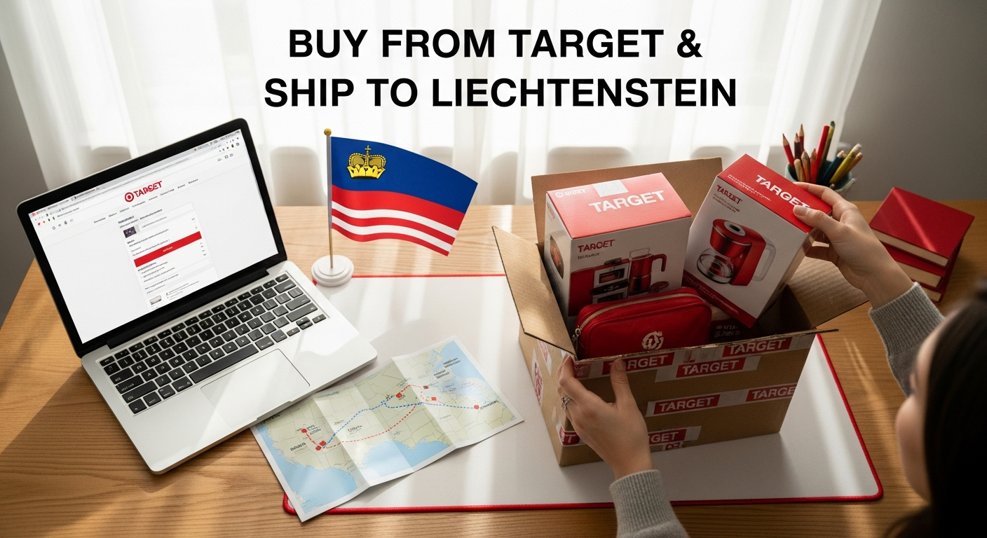 Buy from Target and ship to LIECHTENSTEIN