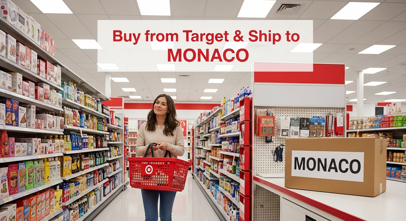 Buy from Target and ship to MONACO